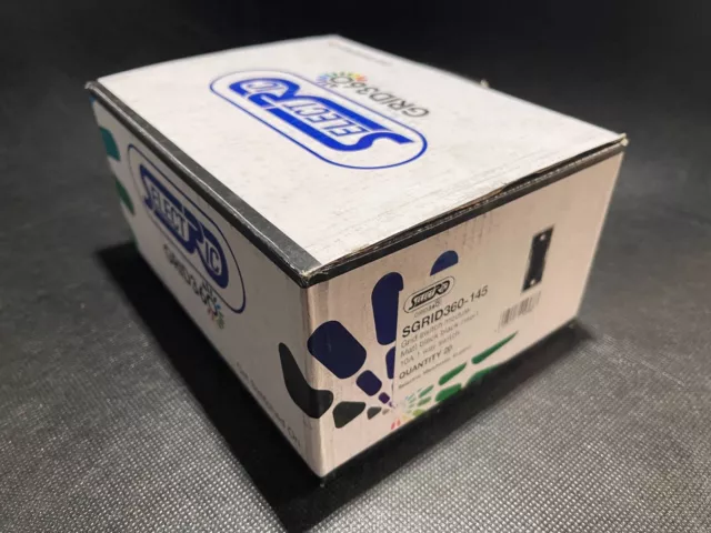 SELECTRIC SGRID360-145 Interruttore Modulo Nero 10A 1-Way 20 / Scatola (UK)