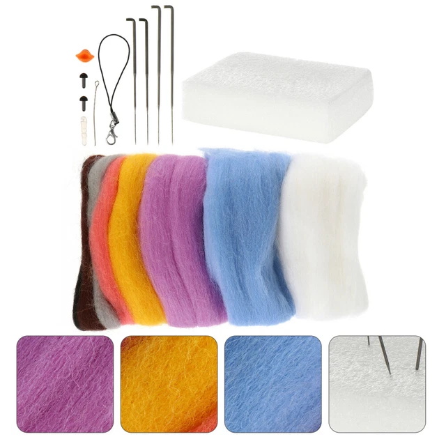 Kit Feutrage à L’aiguille – 8 Pochoirs En Feutre Motifs Variés | Pour Débutants – DIY Décorations, Vêtements, Accessoires – Activité Créative En Famille