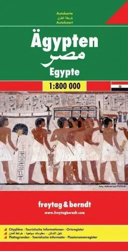 Freytag & Berndt Autokarte Ägypten. Egypte. Egypt; Égypte; Egitto. Egypte.