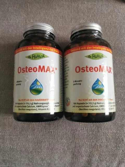 2x Dr. Hittich Osteomax 2 X 180 Kapseln Doppelpack Neu