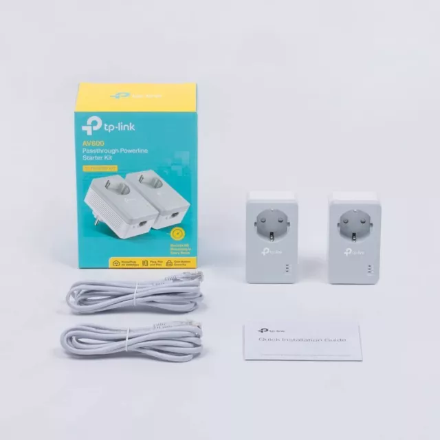 TP-Link TL-PA4010P KIT V5 PowerLine adattatore di rete 600 Mbps etere integrato 2