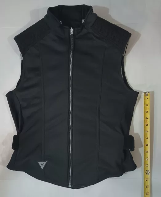 Dainese Core 2 Zip Up Motorcycle Vest w/ Back Armor Black Large 2