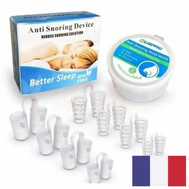 Appareil 8PCS/LOT Anti-ronflement Snoring Nez Bouché Pour Un Meilleur Sommeil