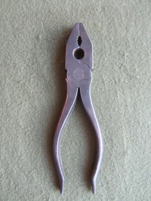 Vintage Car Tool Kit Pliers With Round Hole Cutter.