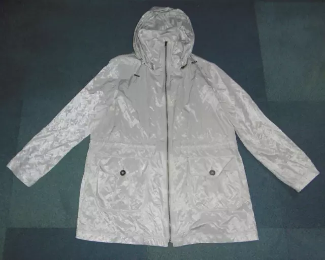 MAGNIFIQUE VESTE BLANC Nacre Caroll Taille Xl En Tres Bon Etat EUR
