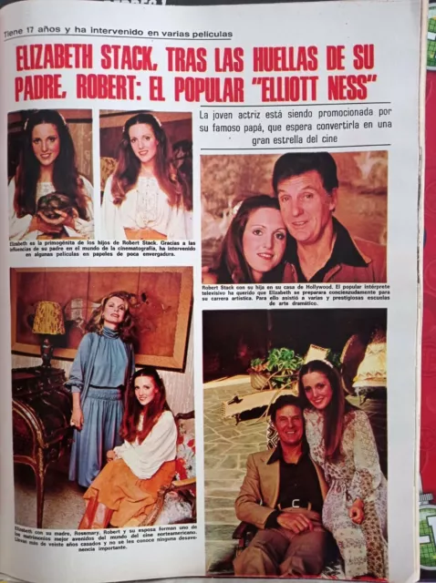 Coupures Elizabeth Robert Stack Elliot Ness