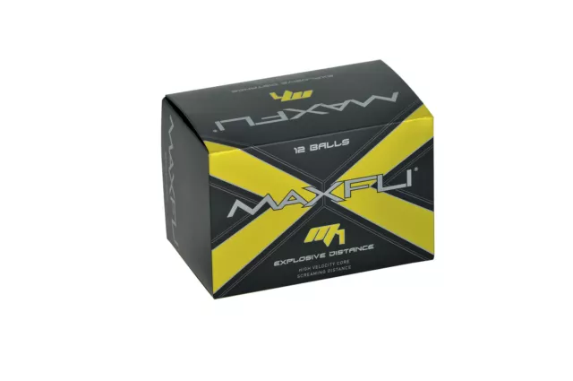 Maxfli Power Max M1 Distance Golf Ball 12 Ball Box x 2 (24 Balls)