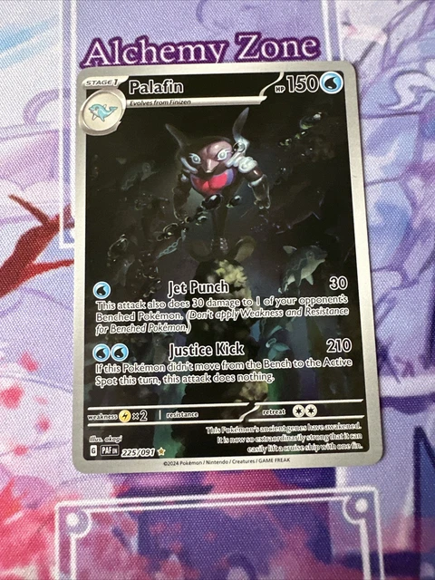 palafin shiny pokemon card Pokmon TCG Japan's Ruler Of The Black Flame: Illustration (Dont apply Weakness or Resistance for Benched Pokemon) Pokemon Illustration Palafin  225/091