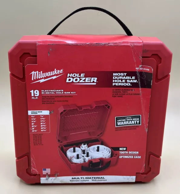 Milwaukee 49-22-4105 Master Electrician's Hole Dozer Hole Saw Kit -  (Mvp020048)
