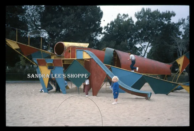 1980s Slide Colorful Metal Plane Playground For Children #2769