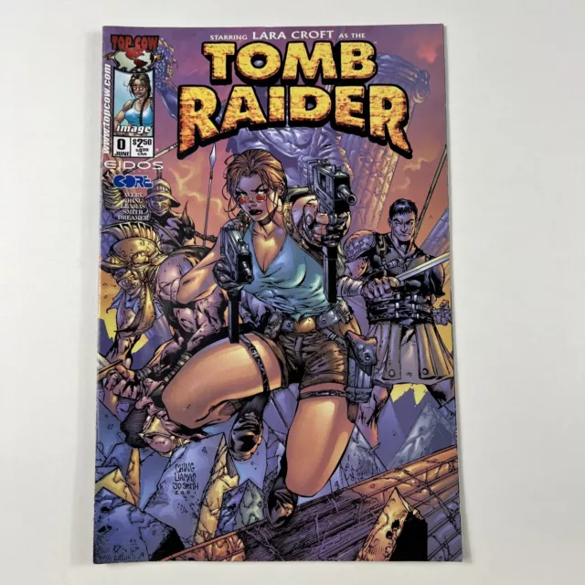 Tomb Raider Lara Croft #0 1st Print 1st SOLO Appearance Top Cow Image Comic 1999
