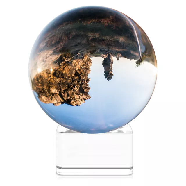 Sfera cristallo trasparente per foto - sfera vetro per fotografia Ø 80mm