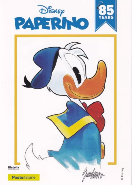 Fumetto Disney In Italia Cartolina  Filatelica 2023 Maximum Card