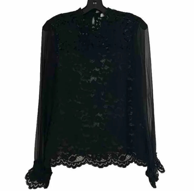 Alexis Lace Long sleeve Blouse  Small