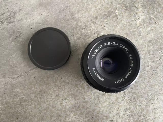 Carl Zeiss Jena Tessar f2.8 50mm Prime Lens for M42 Screw fit or DSLR Vintage