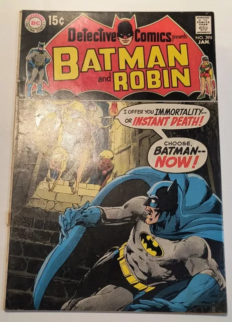 Detective Comics 395 Batman, Robin 5.0 first Neal Adams cover/story