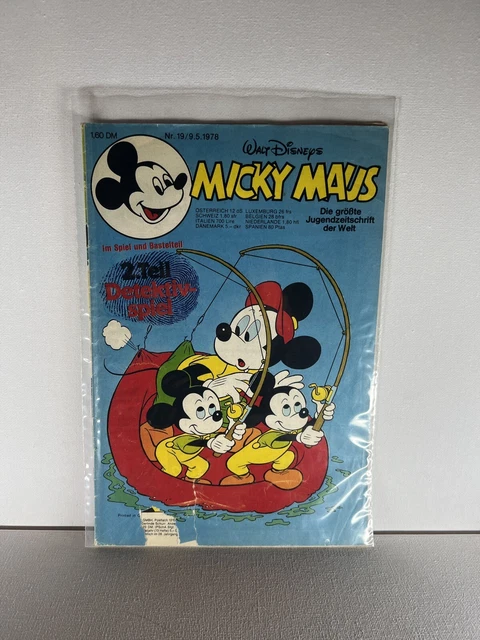 Micky Maus Heft 1979 1978 Nr 19 Disney Comic #A11 Sammlung Selten Konvolut