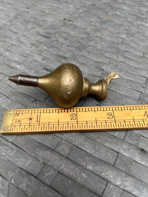 Small Vintage Brass Plumbob No.2 Vintage Tools 4.5oz