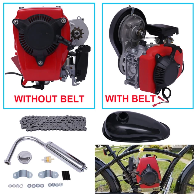 4STROKE 49CC GAS Motorized Bike Engine Motor Kit Scooter with Chain