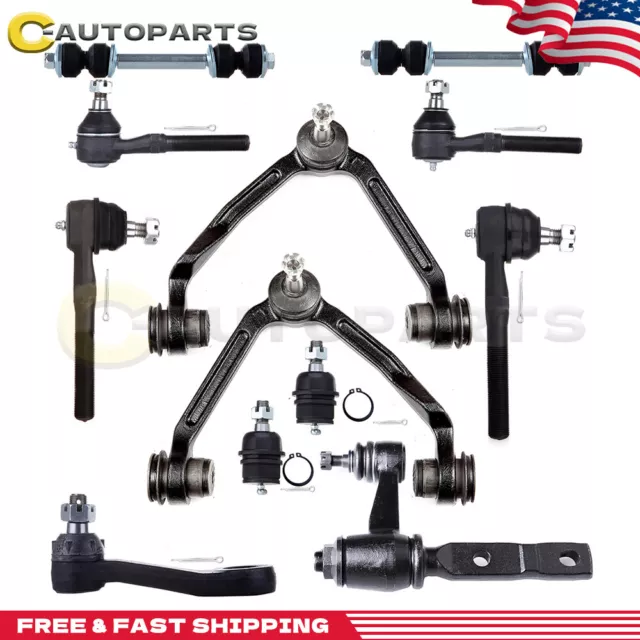 12 Front Upper Control Arm Ball Joints Sway Bars For Ford F-150 F-250 Expedition