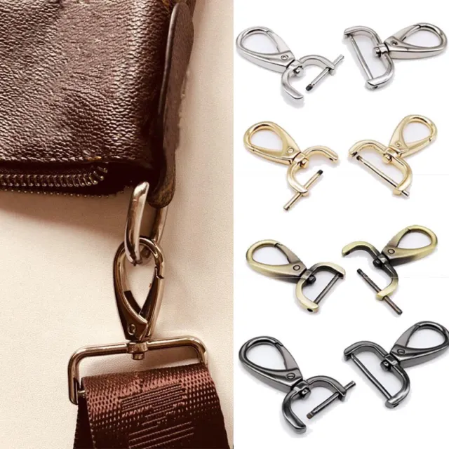 Metal Detachable Snap Hook Trigger Clips Buckles For Leather Strap Belt Bag Hook