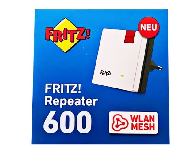 AVM FRITZ! Repeater WLAN Mesh 600 Mbit/s Fritzbox WPS Signal Verstärker