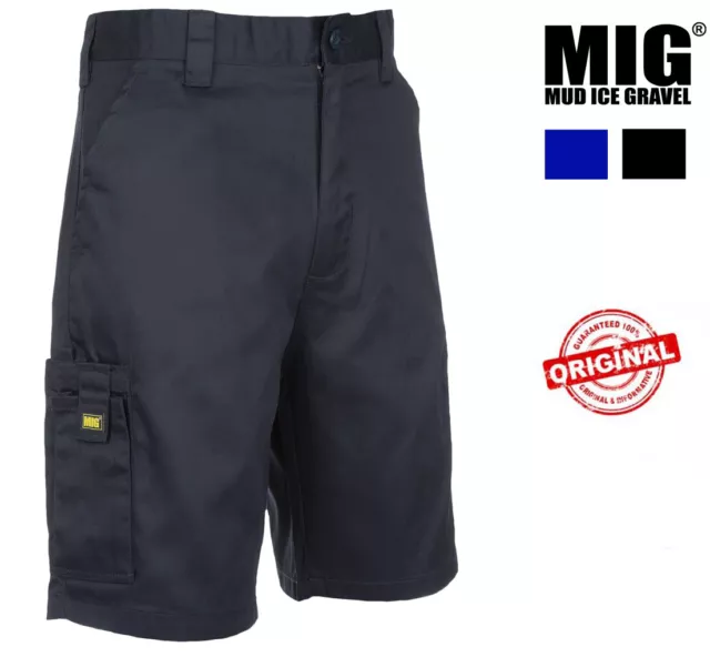 Mens MIG Cargo Combat Work Shorts Size 30 to 42 - WORK HINING LEISURE CASUAL