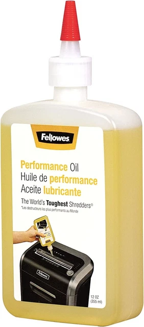 Fellowes Aktenvernichter-Öl, 355 ml, zur Pflege von Schnitt-Aktenvernichtern
