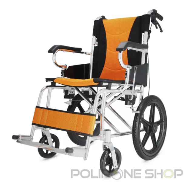 PRATIKA fauteuil roulant de trasfert manuel pliable aluminium pour personne agée