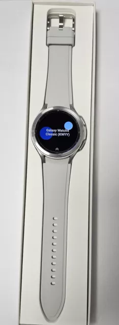 SAMSUNG Galaxy Watch4 Classic LTE 46 mm Smartwatch  Edelstahl M/L, Silver