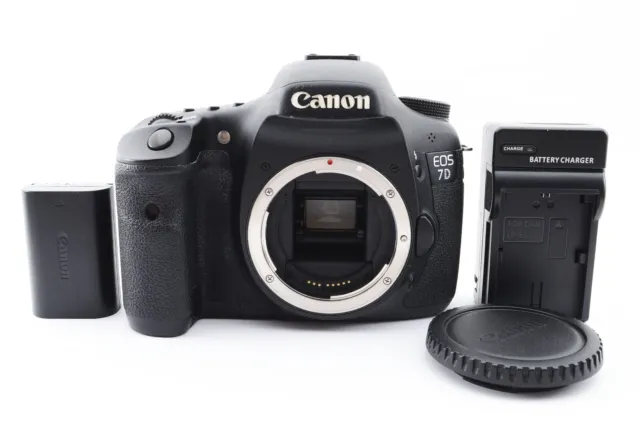 [ Excellent +5 ] Canon EOS 7D 18.0 MP Digital SLR Camera Black Body From JAPAN