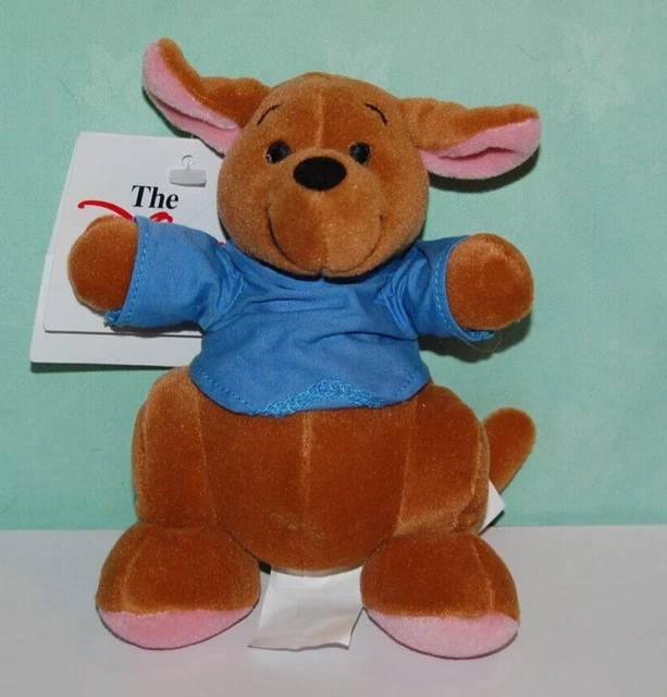 THE DISNEY STORE Winnie The Pooh ROO Bean Bag Plush 7" New With Tags £9