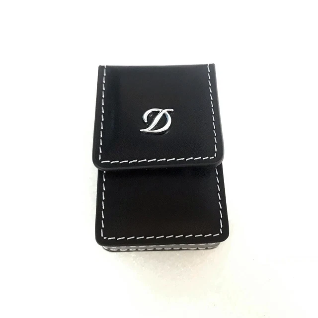 Black Leather Lighter Bag for St D L2 L1 Best Belt Holder Case Durable Gift