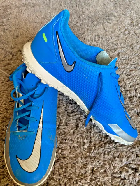 Nike Phantom Fussball Schuhe Gr. 40 Kunstrasen blau
