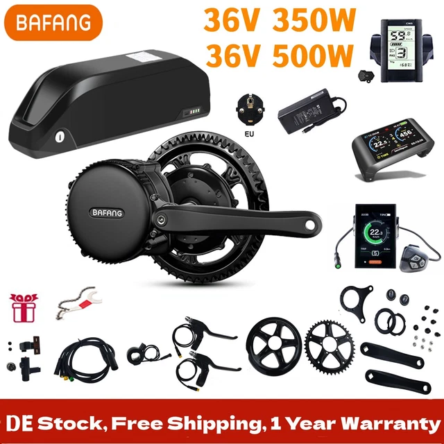 BAFANG BBS02 36V BBS01B Ebike Mid Drive Motor Electric Bike Conversion
