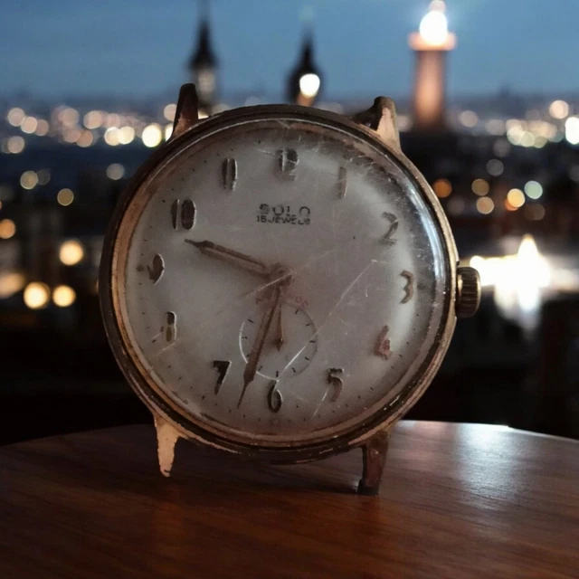 Rare montre de poche ancienne avec fonction baromètre c1890 - Canada