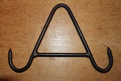 Vintage Style Wrought Iron Gambrel Butchers Game Hook Meat Beam