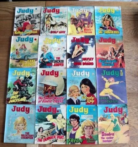 Vintage Judy Picture Story Library Comics Job Lot X 16 - #148-207 (1975-1980) Vg