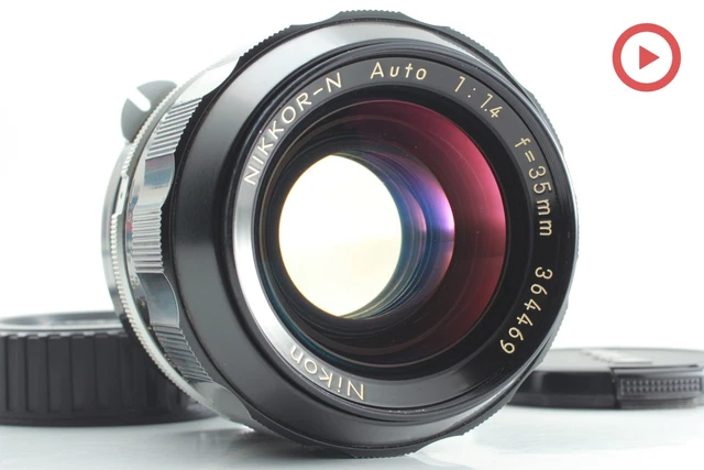 [Near MINT] Nikon Nikkor-N Auto 35mm F/1.4 Non-Ai THORIUM Glass Lens From JAPAN
