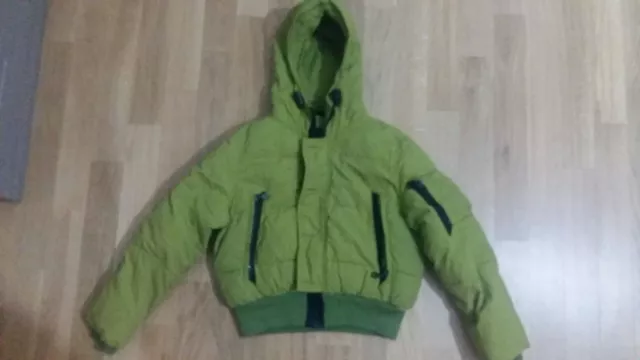 SELECTION KURTO lotto 850 piumino giacca cappotto bambino verde k-way 5/6 anni