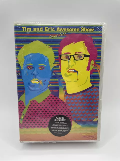 Tim And Eric Awesome Show DVD Brand New Sealed  Great Job! Season 1-3 Free Post