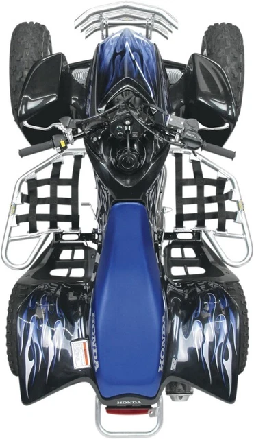Motorsport Products Alloy Nerf Bars w/ Black Webbing Anodized Honda 81-1101