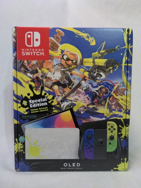 NINTENDO SWITCH – OLED Model Splatoon 3 Special Edition- New- Ships ...