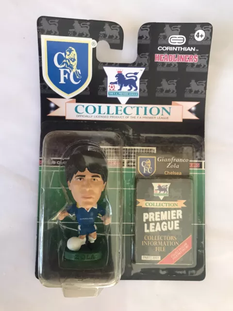 Gianfranco Zola Corinthian Headliners Figure Chelsea PL369 Sealed & Boxed