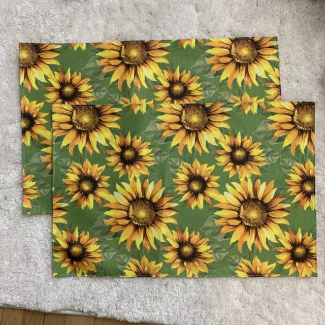 Sunflower Sublimation Blank Placemat 12”x18” 100% Polyester (5)