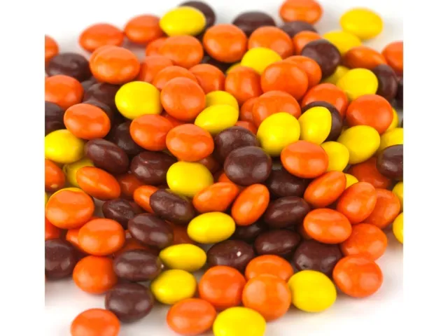 Hershey 2 lb Bag MINI REESE'S PIECES Bulk Snack Treat Candy Topping Hersheys