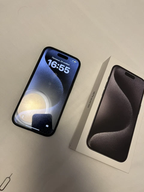 Apple iPhone 15 Pro - 128GB - Black Titanium (Unlocked)