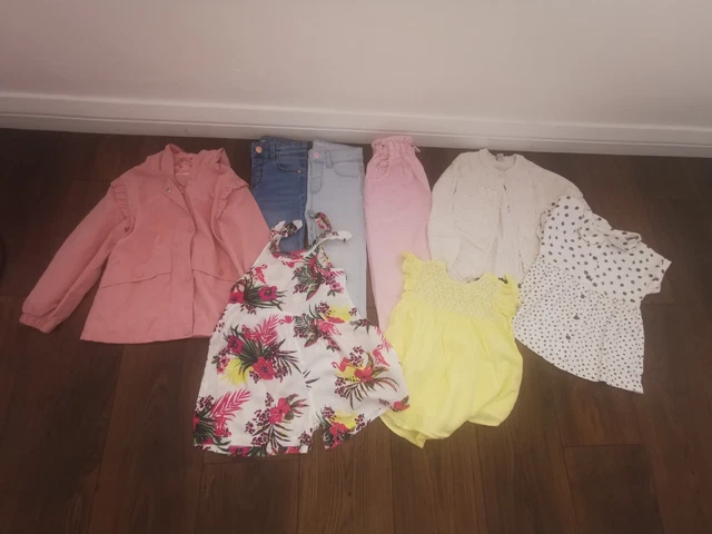Girls Summer Clothes Bundle - Age 3-4 Years ￼