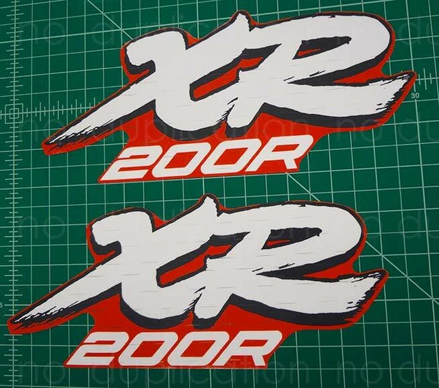 88' 1988 XR 200r xr200 2pc tank graphics decals stickers autocollants Adhesives