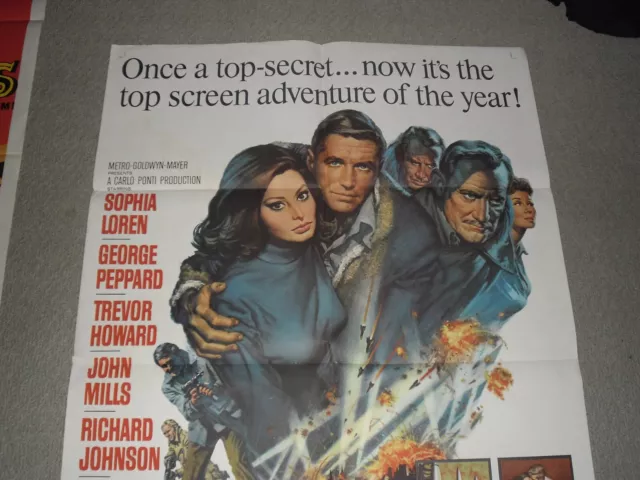 The Great Spy Mission Original 1sh Movie Poster aka OPERATION CROSSBOW 2